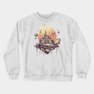 A flying castle Crewneck Sweatshirt